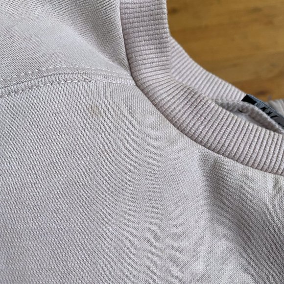 ZARA - Pale pink cropped sweatshirt - Picture 10 of 10